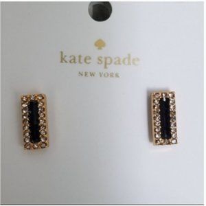 kate spade Jewelry - kate spade raising the bar black gold stud earring kate spade Jewelry - kate spade raising the bar black gold stud earring